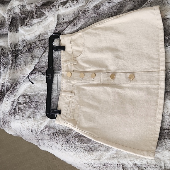 Zara Dresses & Skirts - Zara light tan denim skirt